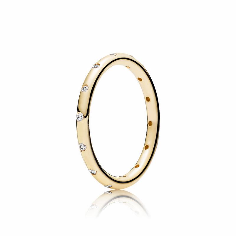 Pandora Droplets Promise Ring Gold Egypt OY6258904
